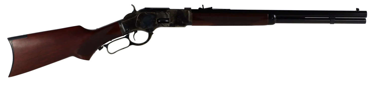 Taylors & Company 550219 1873 45 Colt (LC) Caliber with 10+1 Capacity, 20" Blued Octagon Barrel, Color Case Hardened Metal Finish & Walnut Fixed Pistol Grip Stock Right Hand (Full Size)
