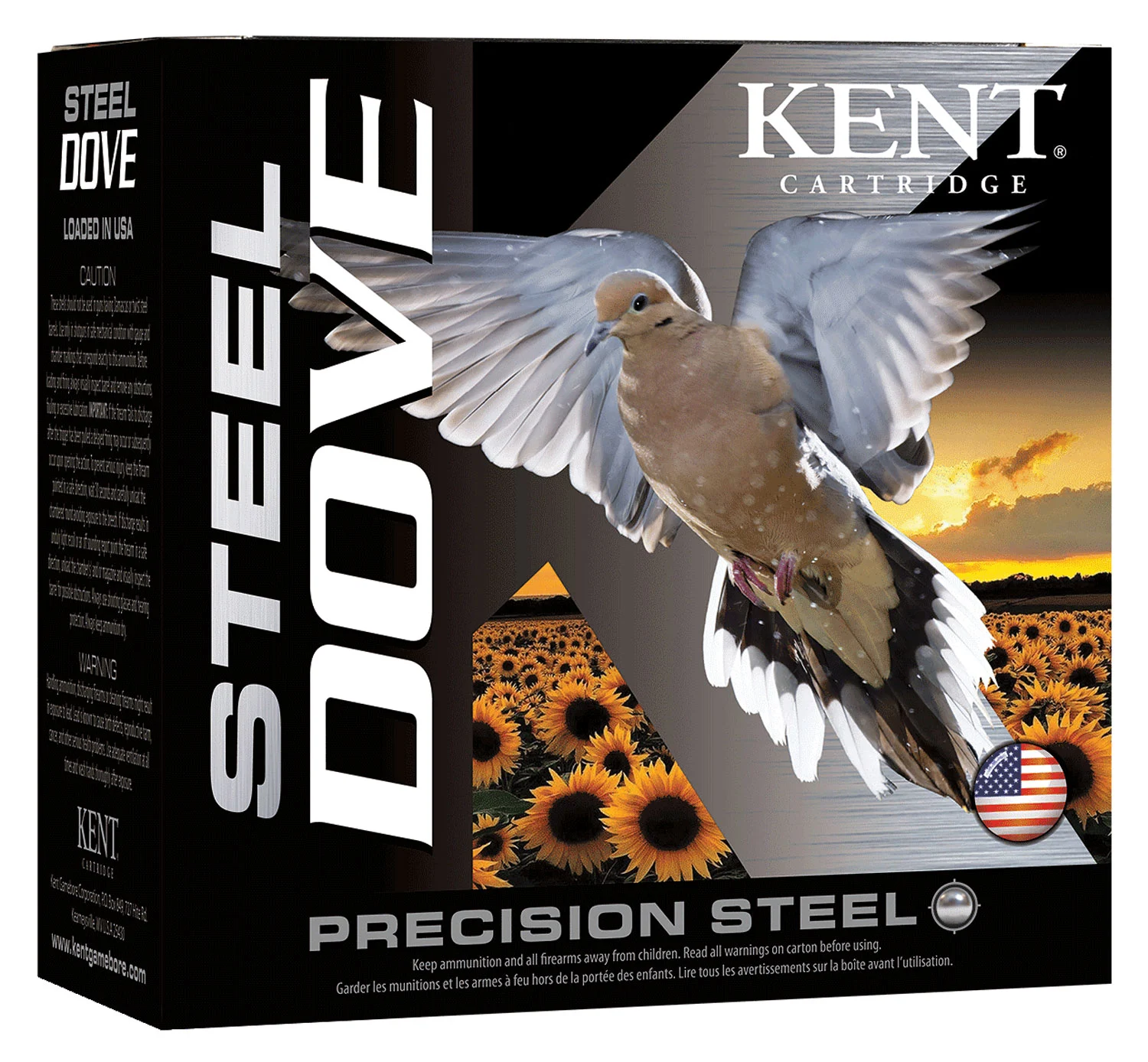 Kent Cartridge K20SD246 Steel Dove 20Gauge 2.75" 7/8oz 6Shot 25 Per Box/10 Case