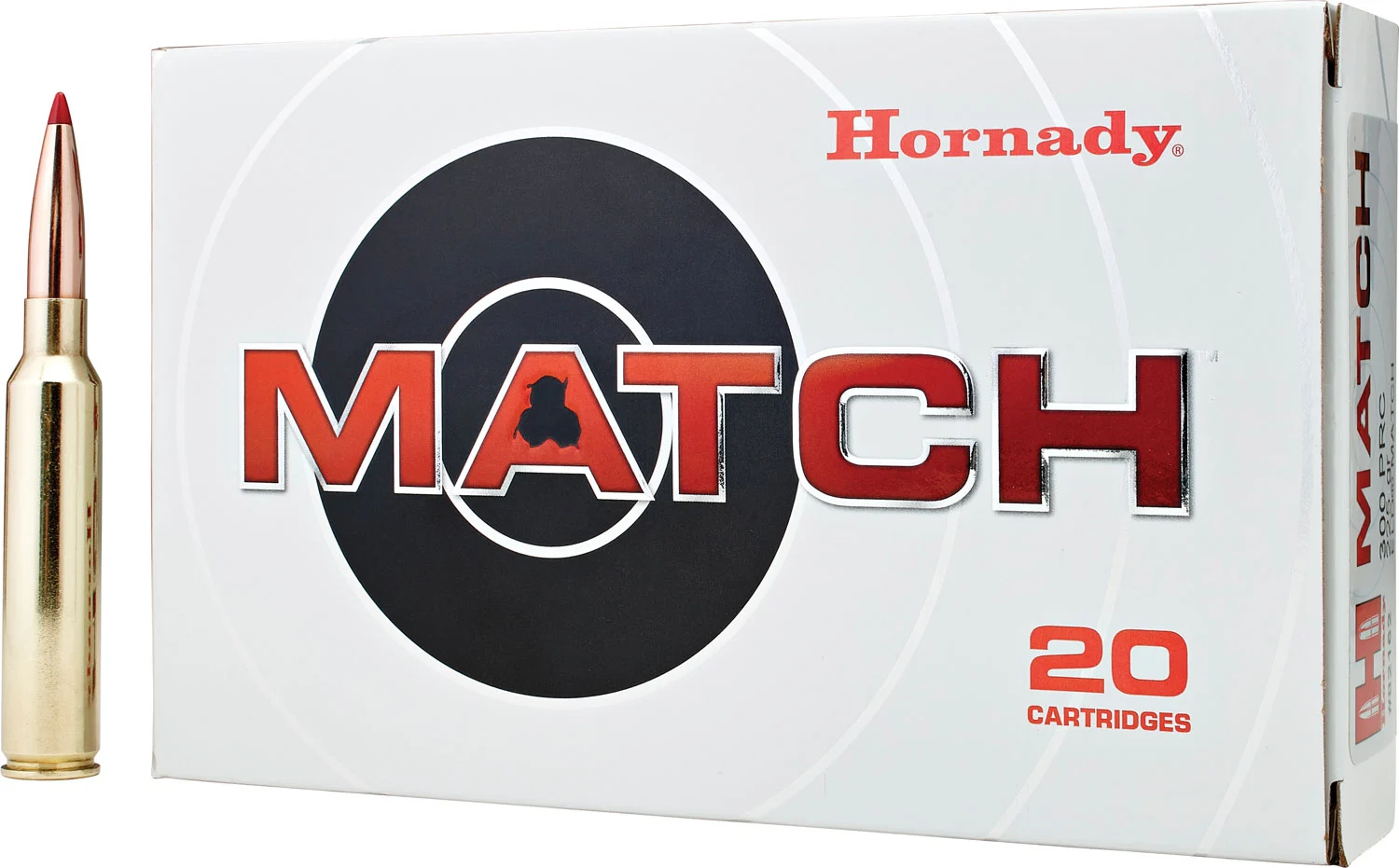 Hornady 82162 Match 300PRC 225gr Extremely Low Drag Match 20 Per Box/10 Case