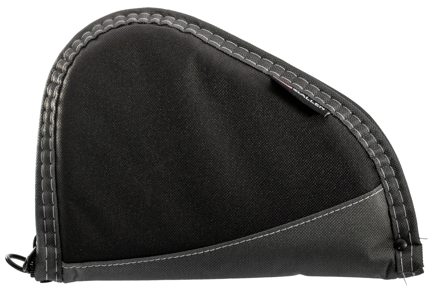 Allen 4448 Deluxe Handgun Case Black w/Gray Trim, Foam Padding, Non-Absorbent Lining & Lockable Zipper 8" L