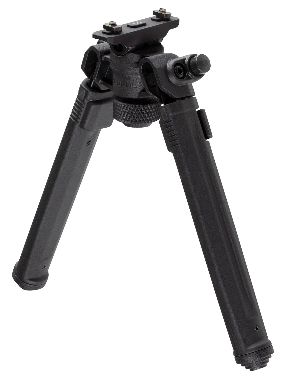 Magpul MAG933-BLK Bipod made of Aluminum with Black Finish, M-LOK Attachment, Rubber Feet, 6.30-10.30" Vertical Adjustment for AR-Platform