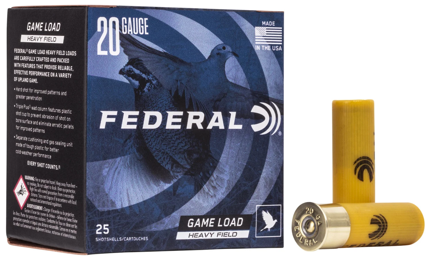 Federal Ammunition 20 Gauge – 25rd