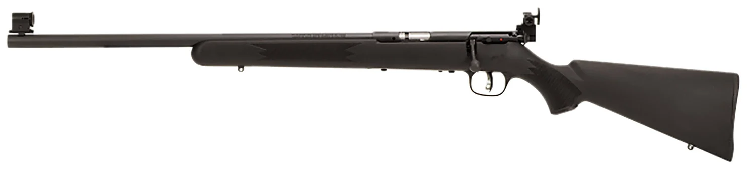 Savage Arms 28901 Mark I FVT Full Size 22 Long/22 Short/22 LR 1rd 21" Black Satin Heavy Barrel, Satin Black Carbon Steel Receiver, Black Fixed Synthetic Stock, Left Hand