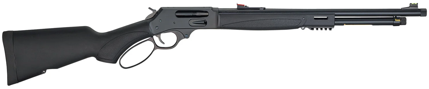 Henry H010X X Model Full Size 45-70 Gov 4+1 19.80" Blued Steel Barrel, Blued Steel Receiver, Black Synthetic Stock Ambidextrous