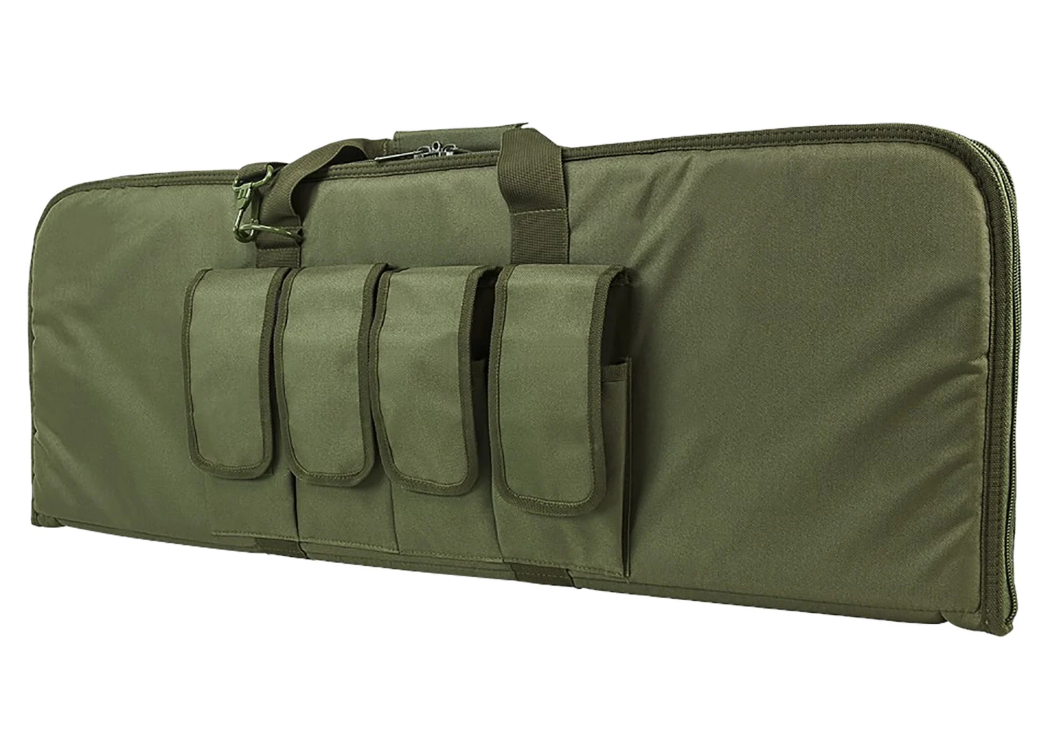 NcStar CVCP2960G36 2960 Carbine Case 36" OD Green Carbine w* Heavy Duty Locking Zipper