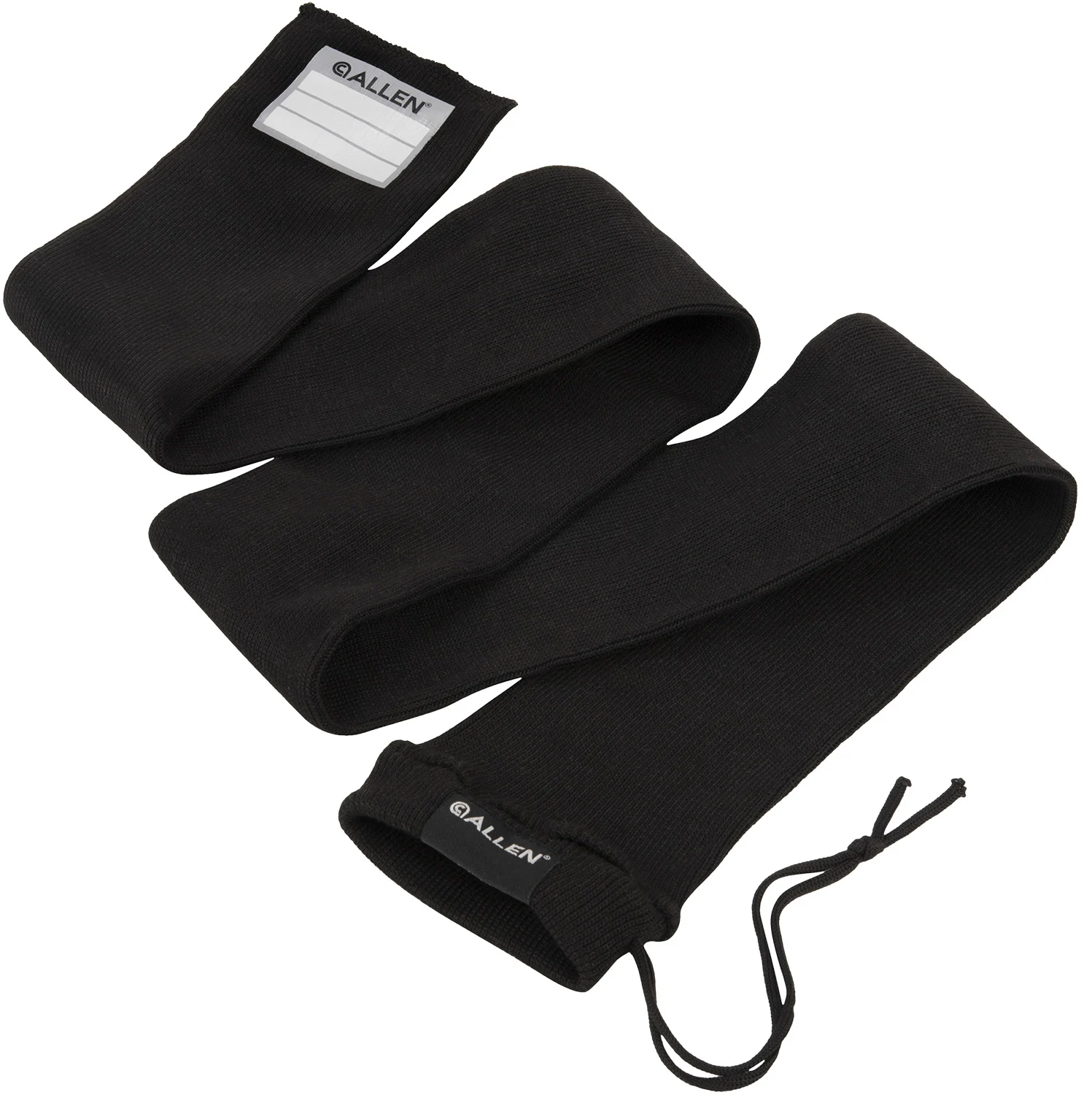 Allen 13173 Stretch Knit Gun Sock Black Silicone-Treated Knit w/Custom ID Labeling Holds Rifles with Scope or Shotguns 52" L x 3.75" W Interior Dimensions