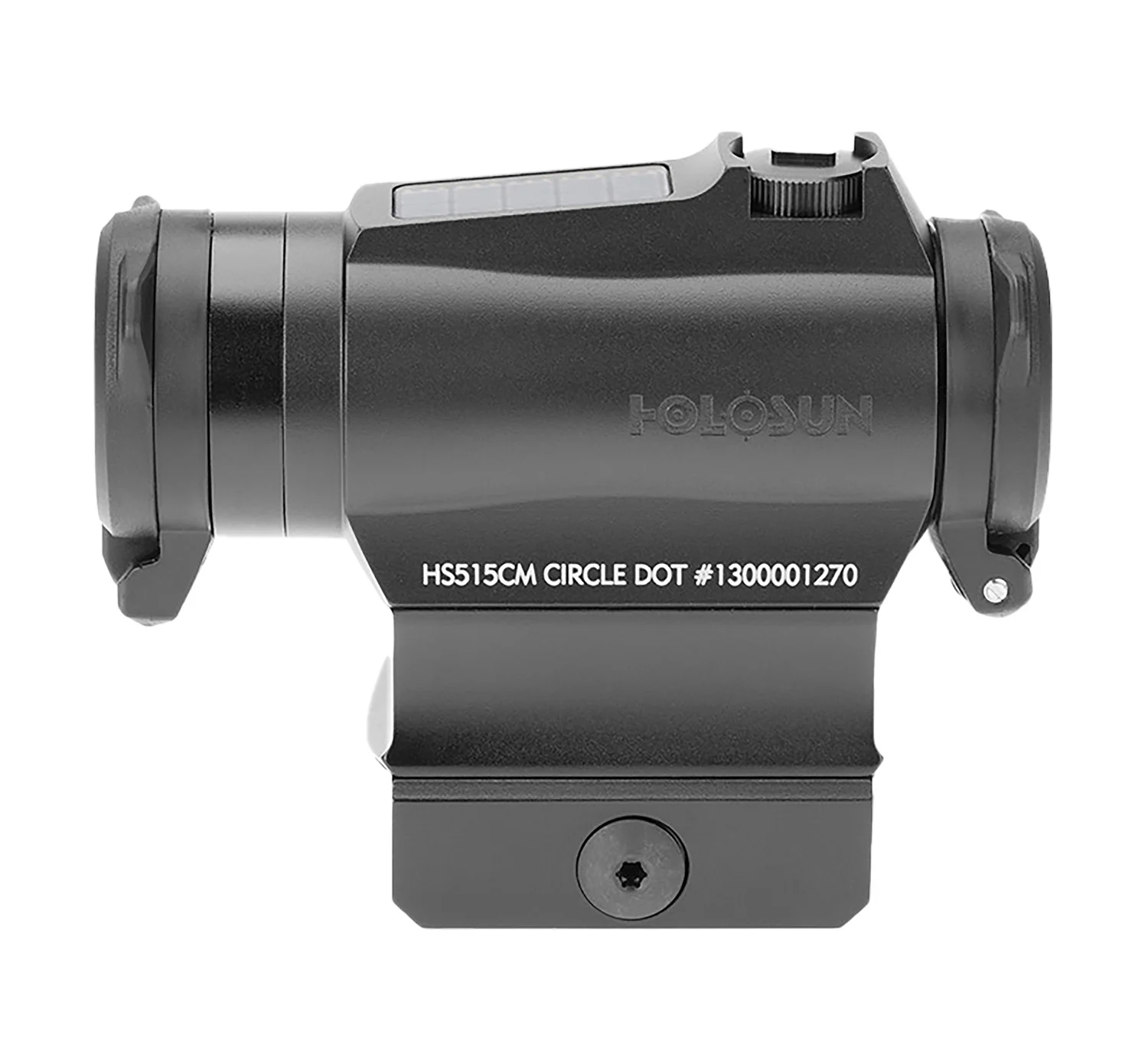 Holosun HS515CM 515 Black Anodized 1 x 20 mm 2 MOA Red Dot/65 MOA Circle Multi Reticle