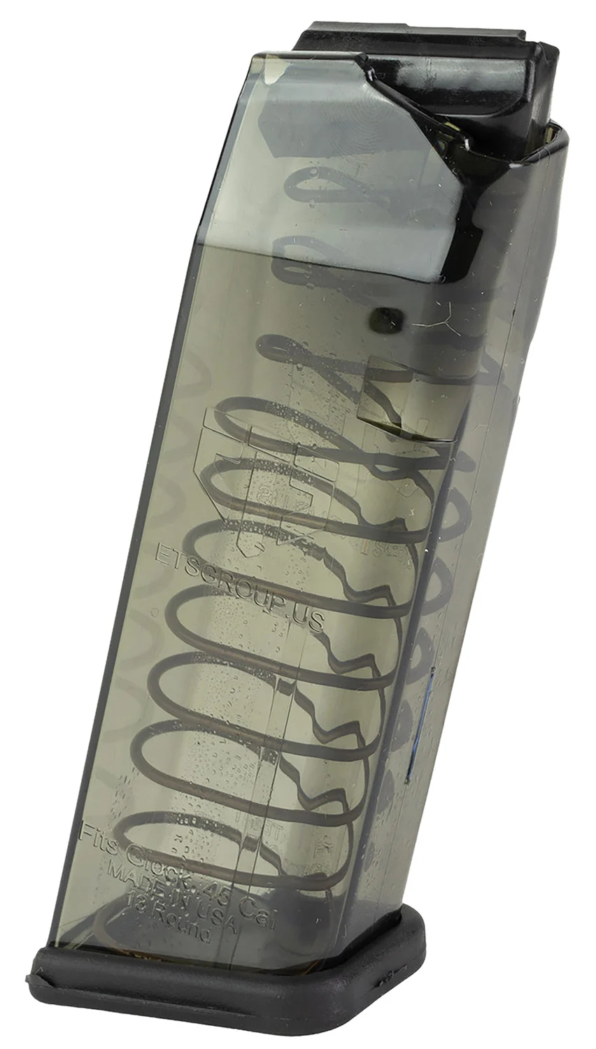 ETS Group SMKGLK21 Pistol Mags 13rd Standard 45 ACP Compatible w/Glock 21/30/41 Smoke Polymer