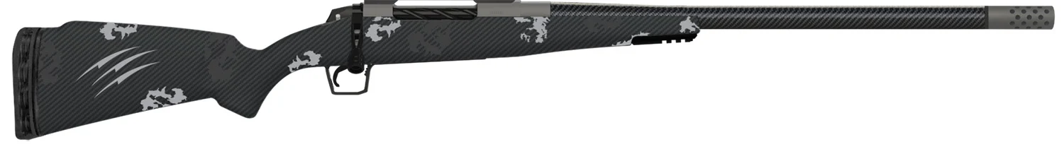 Fierce Firearms ROG7RM22GP Carbon Rogue Full Size 7mm Rem Mag 3+1 22" Hand Lapped/Match Grade Threaded Barrel, Glacier Cerakote Steel Receiver, Phantom Camo Fierce Rogue Carbon Fiber Stock