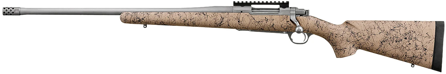 Ruger 57162 Hawkeye FTW Hunter Full Size 308 Win 4+1 22" Matte Stainless Threaded Barrel, Picatinny Rail Stainless Steel Receiver, Speckled Tan/Black HS Precision Synthetic Stock, Left Hand