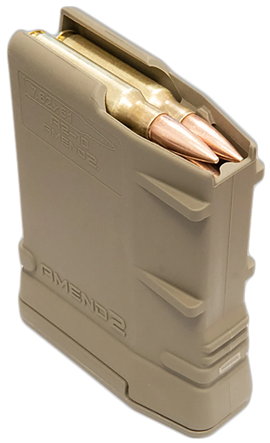 Amend2 762MOD2FDE10 MOD-2 10rd 308 Win/7.62x51mm Compatible w/ AR-10 Flat Dark Earth