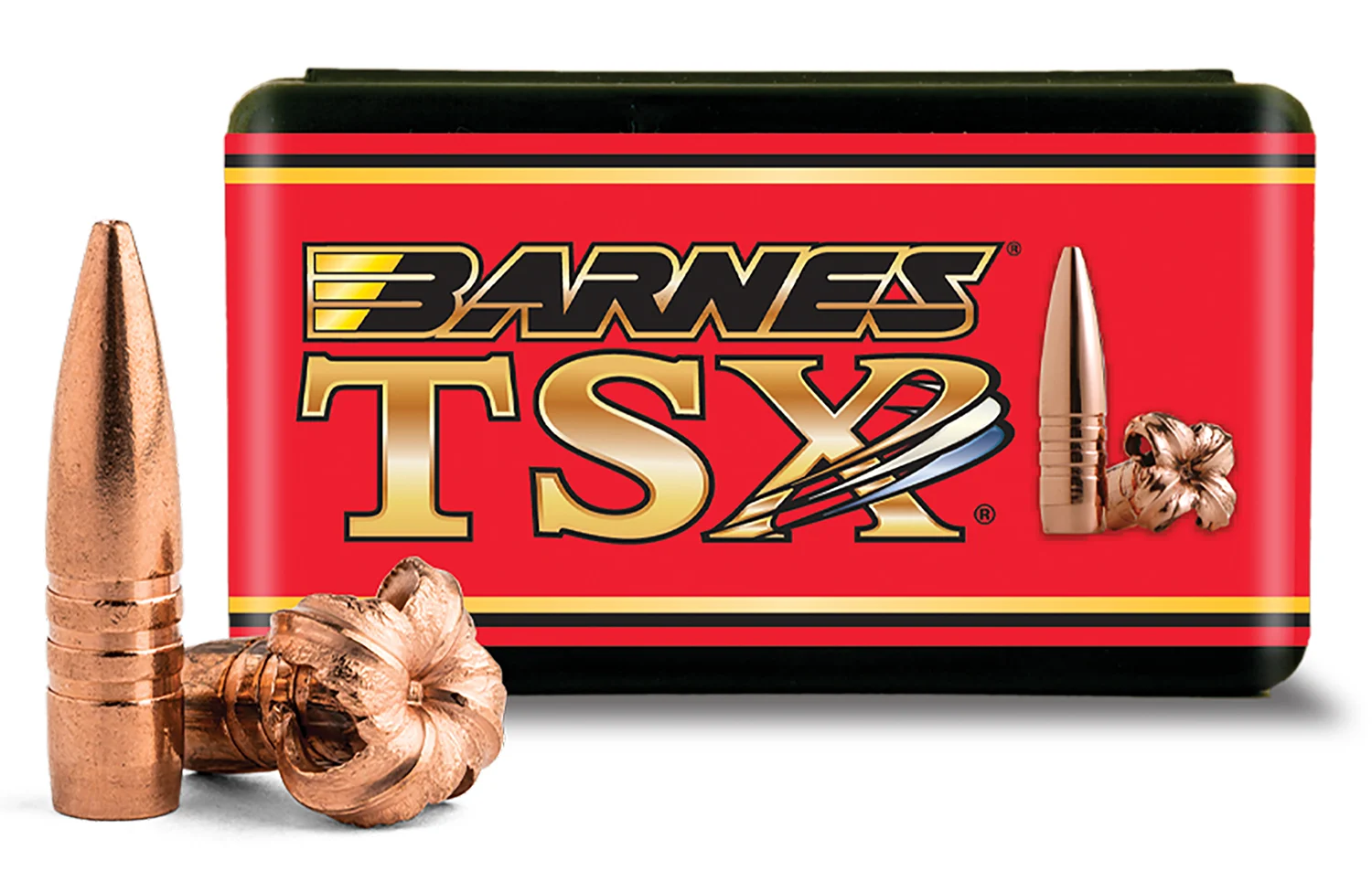 Barnes Bullets 32248 28Nosler 162gr TSX Boat Tail 20 Per Box/10 Case