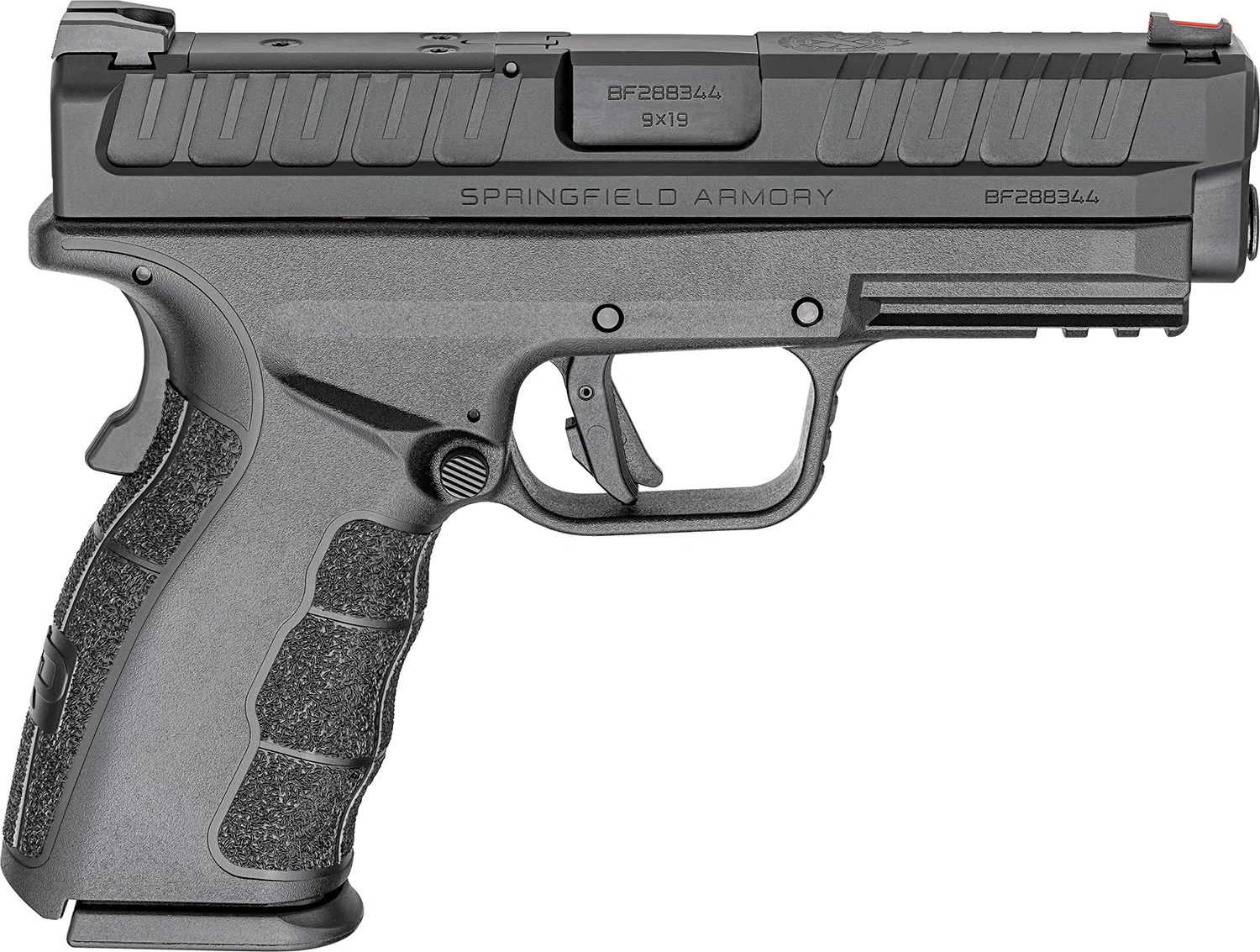 Springfield Armory XDDG9101BOSPLC XD Mod3 OSP 9mm Luger 10+1 4" Black Melonite Steel Barrel, Black Melonite Steel Optic Ready/Serrated Slide, Black Polymer Frame w/Picatinny Rail, One Mag