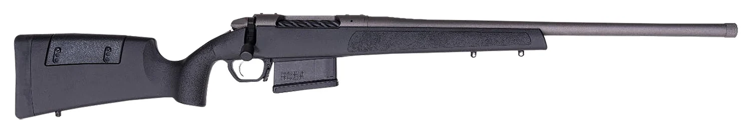 Weatherby 3WR047MMPR2T 307 Range SF 7mm PRC 5+1 22" Tungsten Cerakote Heavy Threaded Barrel, Tungsten Cerakote Drilled & Tapped Steel Receiver, Adj Cheek Piece & LOP Tungsten Cerakote Synthetic Stock