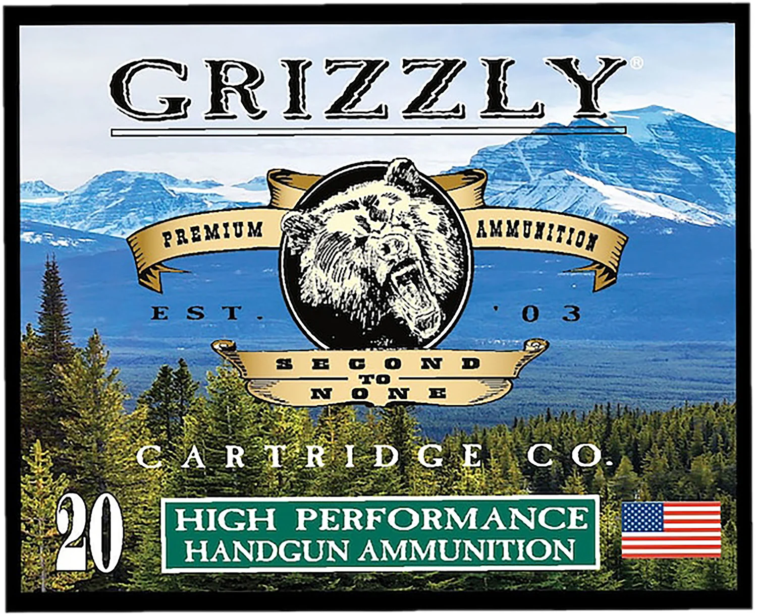 Grizzly Ammo GC38SP9 38Special 148gr Full Metal Jacket Flat Point 20 Per Box/10 Case
