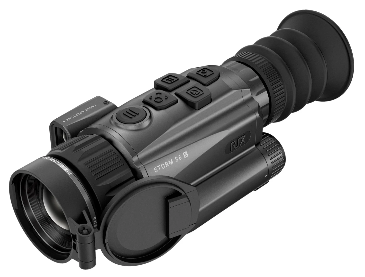 Rix Optics (visir Inc) RIXSTORMS6R Storm S6 Thermal Black 50mm 2x Zoom 640x512, 12 Microns 50 Hz Resolution