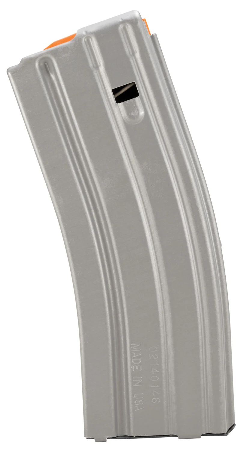 DuraMag 3023002178CPD Speed 30rd 223 Rem/300 Blackout/5.56x45mm NATO for AR-15 Gray w/ Orange Follower Detachable