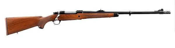 RUGER HAWKEYE AFRICAN 416 RUGER BOLT RFL, 23" SATIN BLUED BBL, THRDED, WALNUT, 3RD