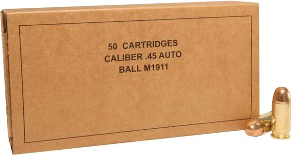 WINCHESTER USA SERVICE GRADE 45ACP 230GR 50RD BX 500RD CASE - Image 4