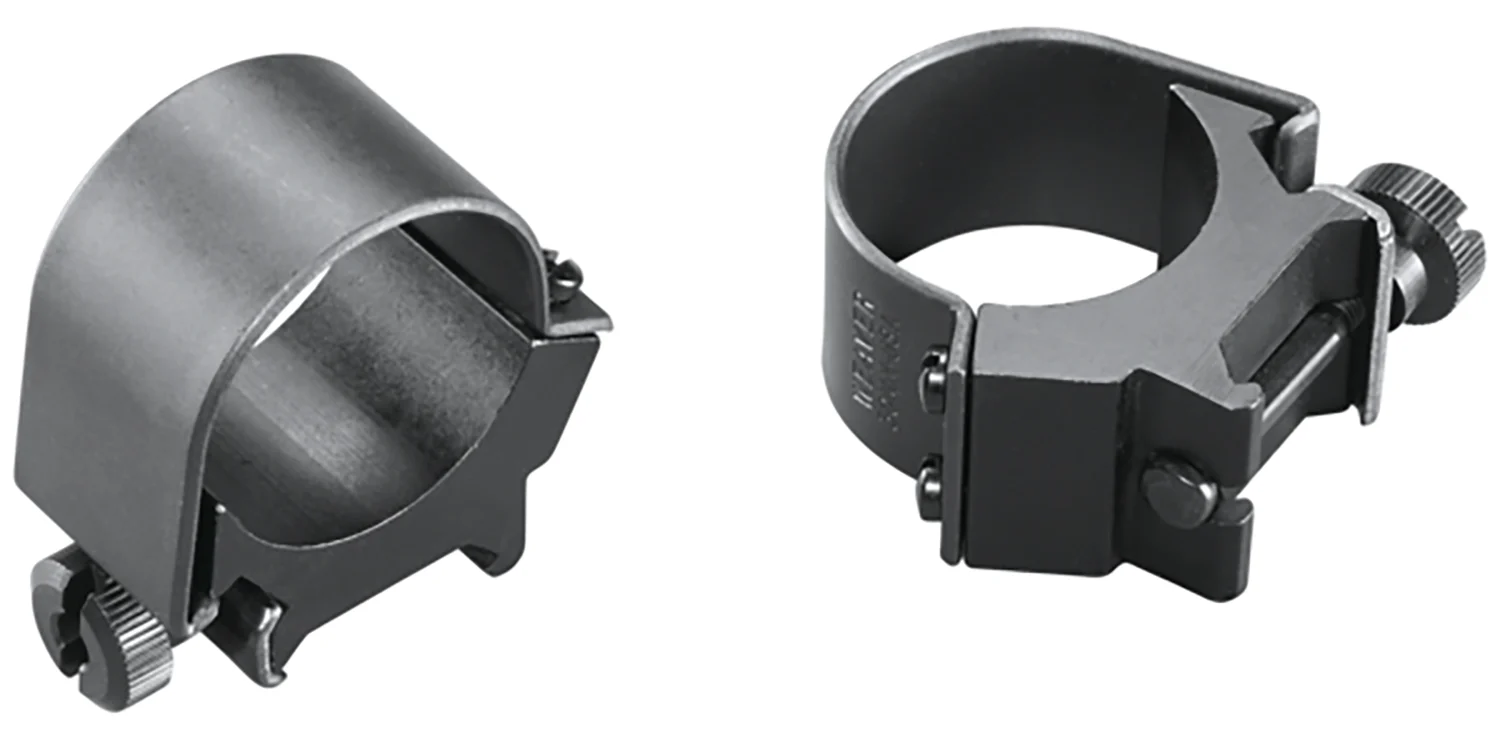 Weaver Mounts 49121 Detachable Top Mount Rings Matte Black Aluminum, 30mm, Low Quick Detach Weaver