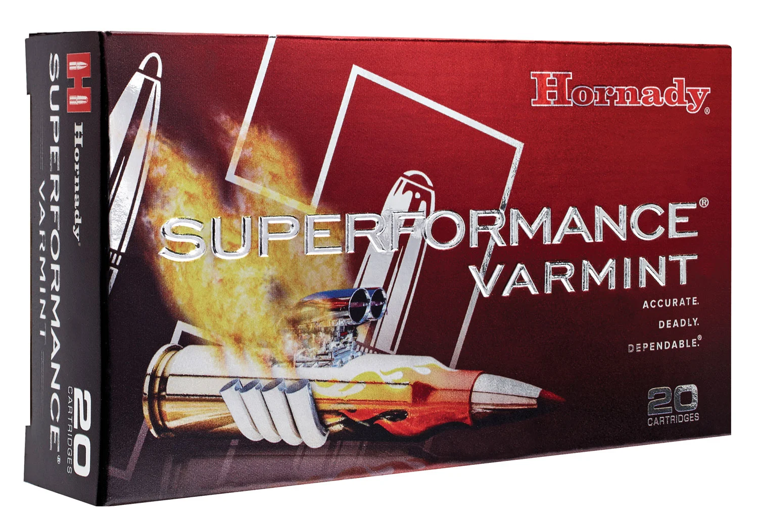 Hornady 83204 Superformance Varmint 204Ruger 32gr Hornady V Max 20 Per Box/10 Case