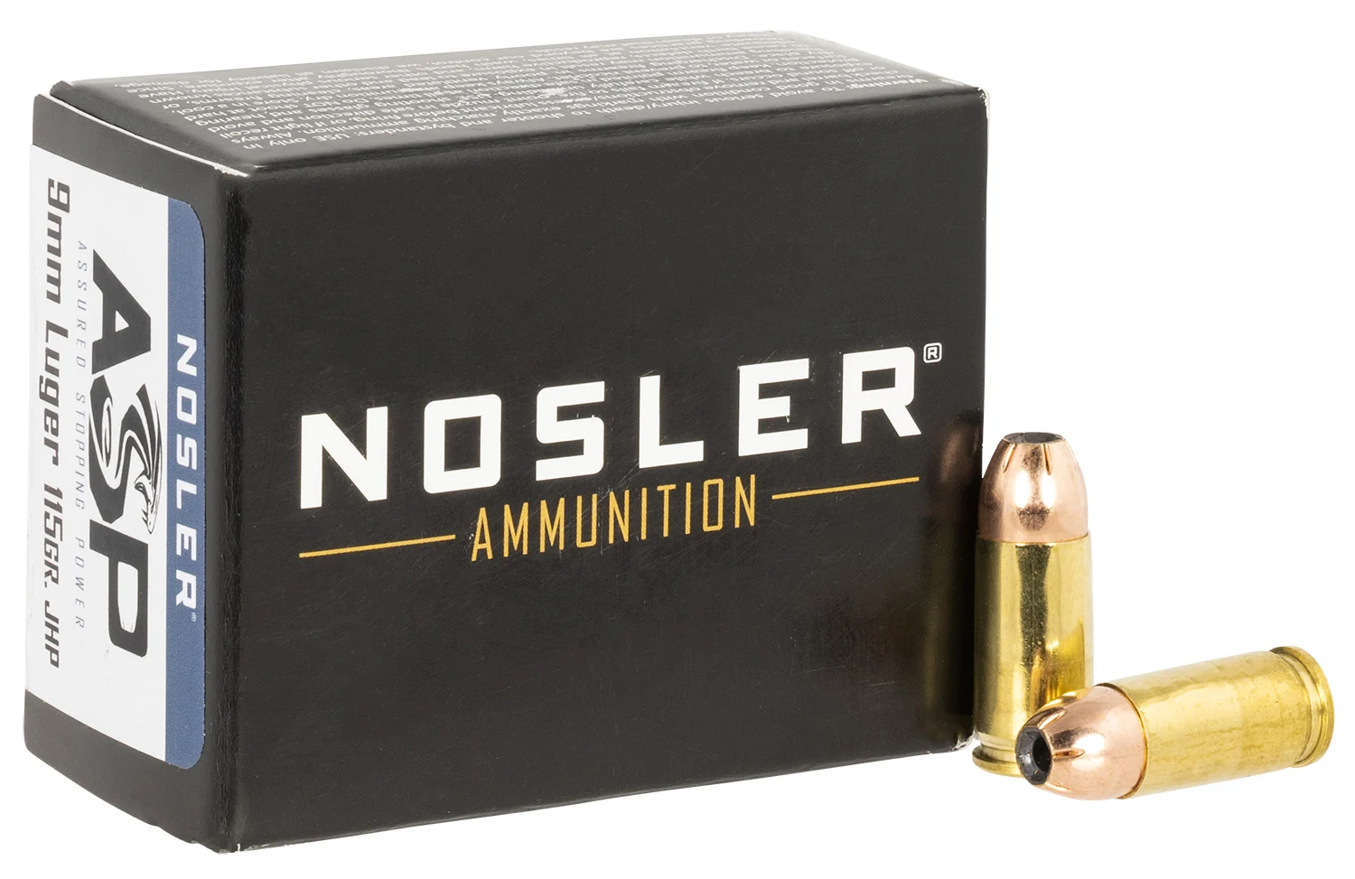 Nosler 9mm Luger 115gr – 20rd