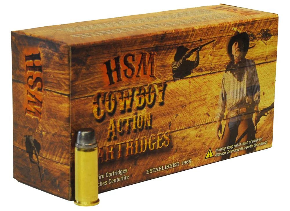 HSM 45S1N Cowboy Action 45 Schofield 200 gr Round Nose Flat Point 50 Per Box/ 10 Case