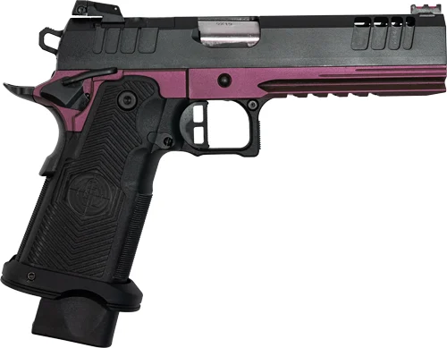GLFA 1911DS SYNERGY 9MM 5" 20 - SHOT BLACK SLIDE CHERRY FRAME
