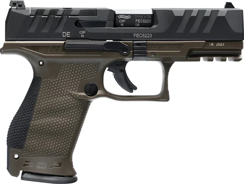 WALTHER PDP COMPACT 9MM 4" FS - 15-SHOT GREEN POLYMER FRAME - Image 2