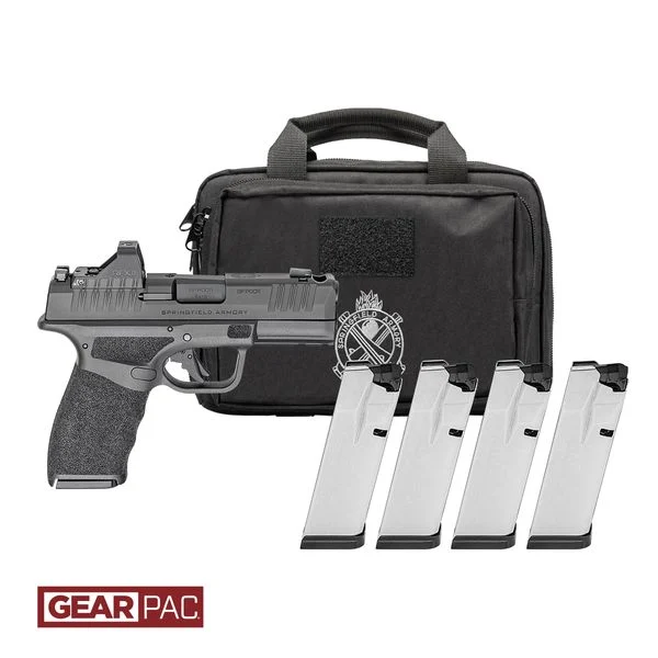 SPRINGFIELD HELLCAT PRO COMP - 9MM 3.8" 15/17RD 4 MAG GEARPAC
