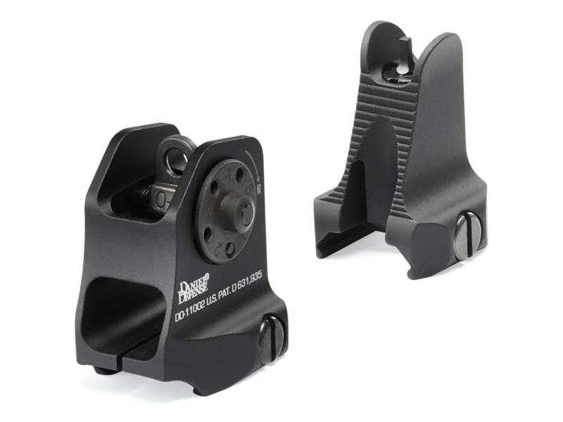 DANIEL DEFENSE FRONT/REAR SIGHT COMBO BLK