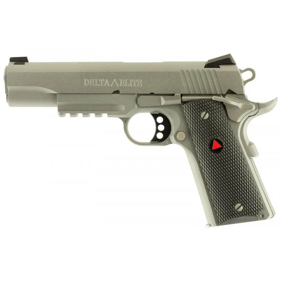 Colt Delta Elite Rail Handgun 10mm Auto 8rd Magazine 5" Barrel Stainless Finish - Colt