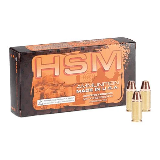 HSM Self-Defense Handgun Ammunition .32-20 Win 100gr JHP 980 fps 50/ct - Hunting Shack DBA HSM Munitions
