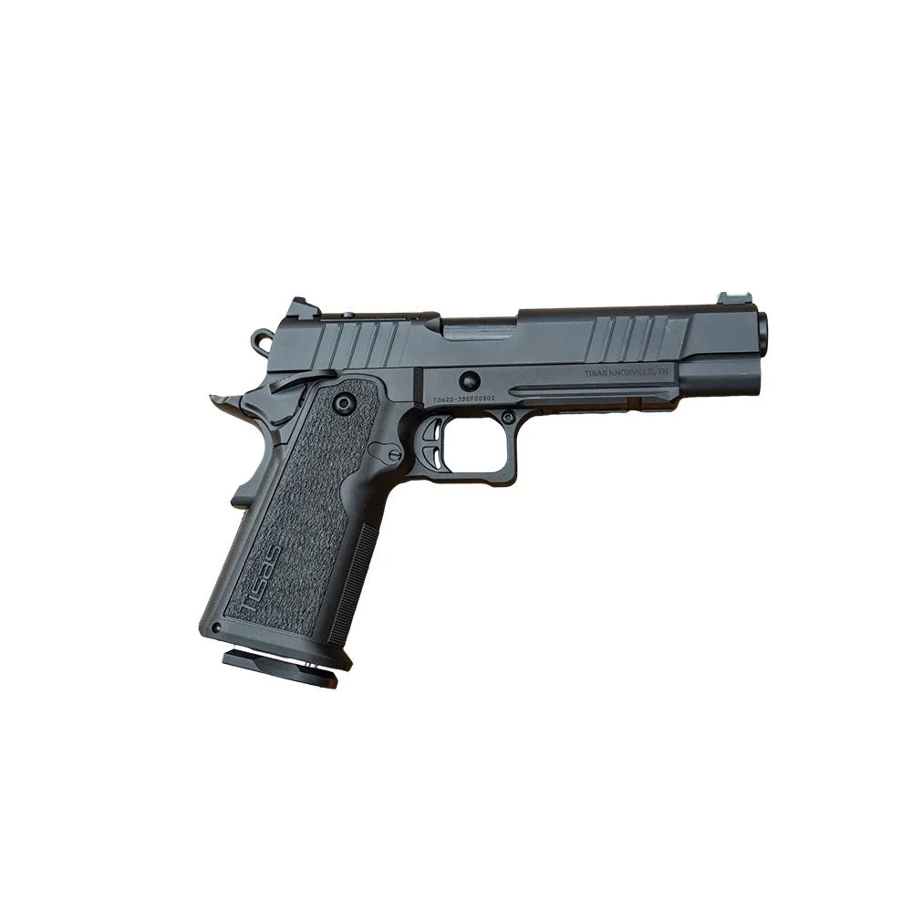 Tisas 1911 Duty B9R Double Stack Handgun 9mm Luger 17rd Magazine 5'' Barrel Black Cerakote RMS/c Optic