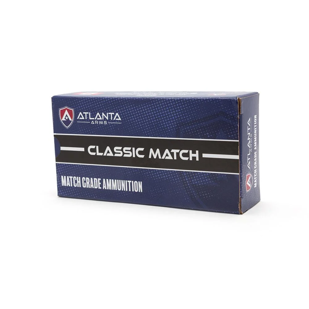 Atlanta Arms Classic Match Handgun Ammunition 9mm Luger 124gr 124gr FMJ 1060 fps 50/ct - Atl Arms/ Specialty Cartridge Inc DBA ACME