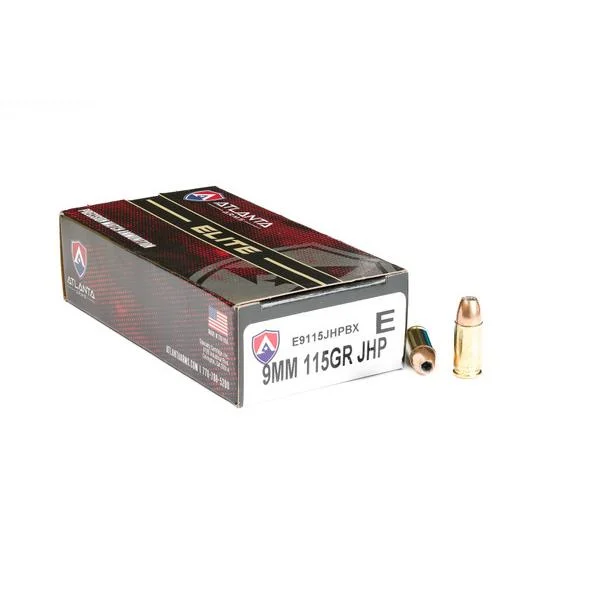 Specialty Cartridge Elite Handgun Ammunition 9mm Luger 115gr JHP 1100 fps 50/ct - Atl Arms/ Specialty Cartridge Inc DBA ACME