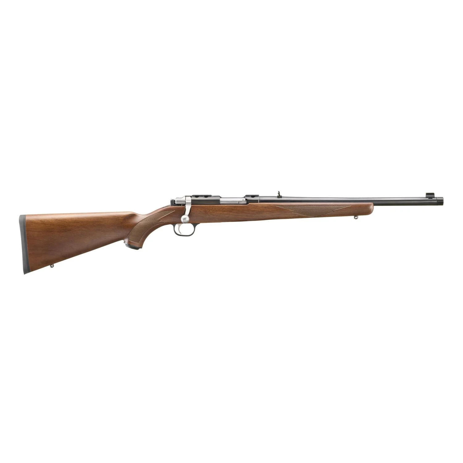 Ruger 77/44 Rifle .44 Rem 4rd Capacity 16.6" Threaded Barrel Mag Alloy Blued Steel Wood Stock