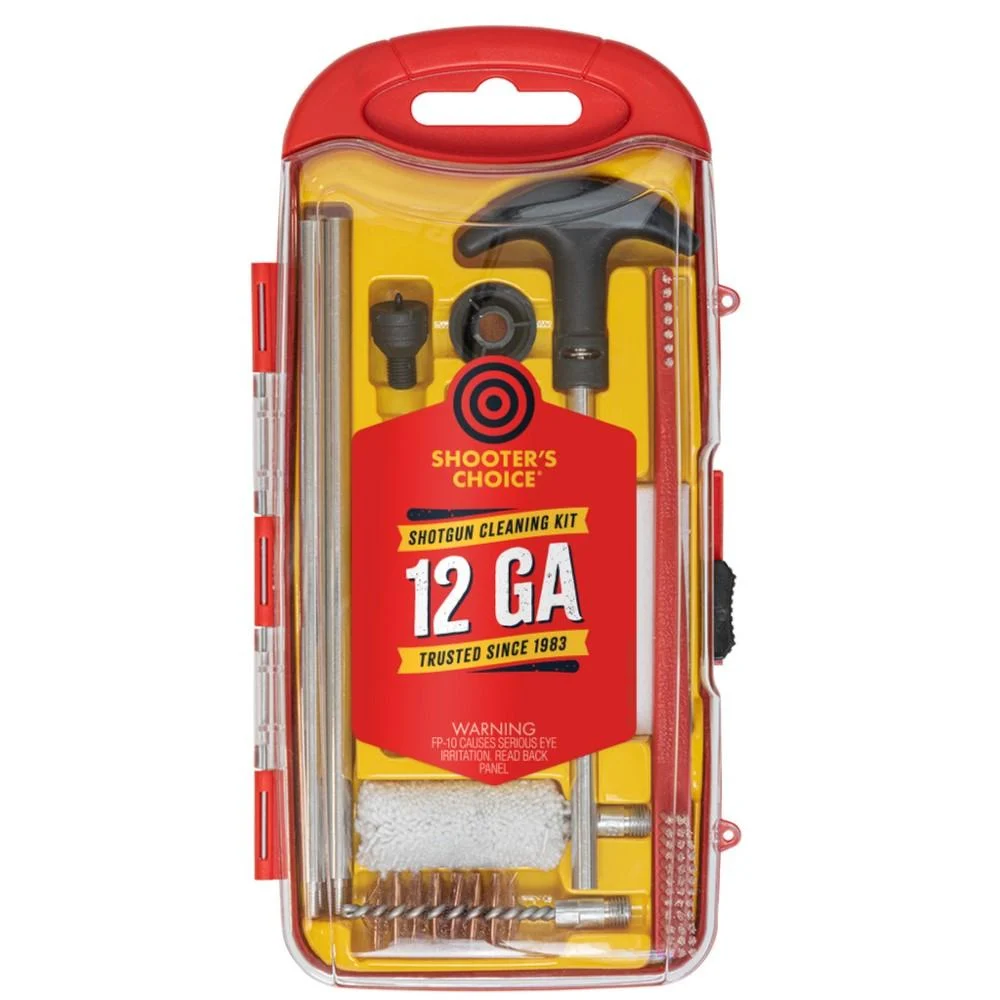 Shooters Choice 12 ga Shotgun Cleaning Kit with Aluminum Rod