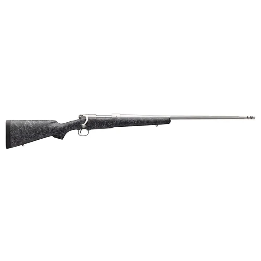 Winchester Model 70 Extreme Weather Rifle .264 Win Mag 3rd Magazine 26" 9/16x24 Threaded Barrel Black and Stainless Steel
