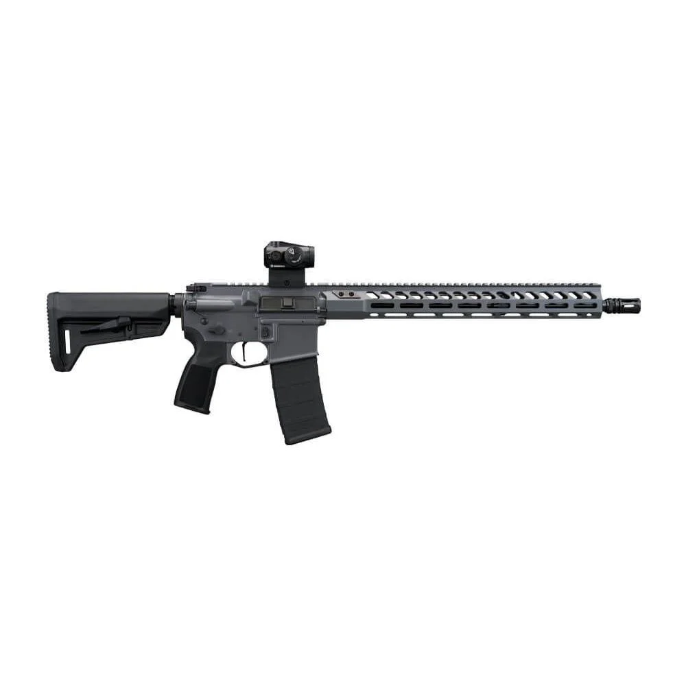 Sig Sauer M400 Forge Concrete Gray Rifle 5.56 NATO 30rd Magazine 16" Barrel ROMEO-MSR GEN II Adjustable Stock M-LOK Handguard