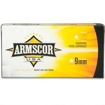 Armscor 9mm 147gr FMJ Centerfire Subsonic Ammunition FAC9-5N - Armscor/Rock Island Armory