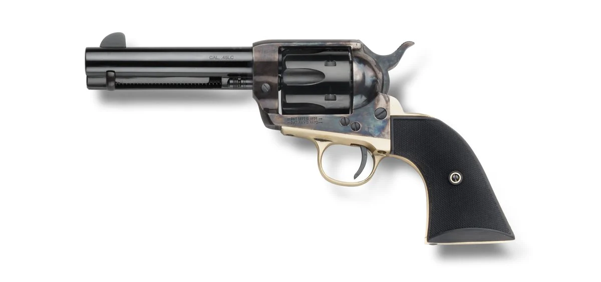 Pietta 1873 Gunfighter Handgun .357 Mag 6rd Capacity 4.75" Barrel Black Grips