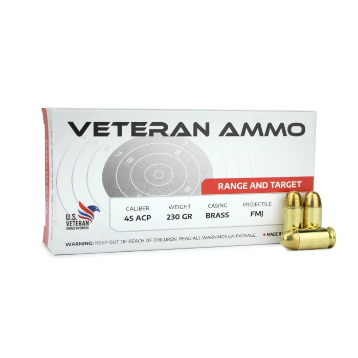 HYPERION VETERAN 45ACP 230GR FMJ 50RD/BX 20BX/CS - Hyperion