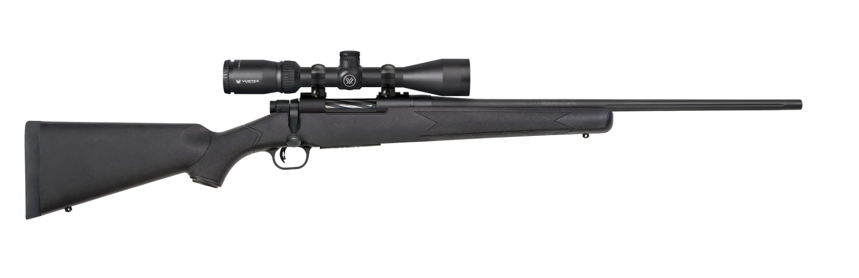 MOSSBERG PATRIOT 308WIN RFL 22" BLK W/ VRTX 3-9X40 5RD