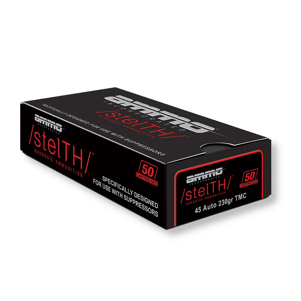 AMMO INC 45 AUTO 230GR TMC 50RD BOX 1000 CASE - Ammo Inc