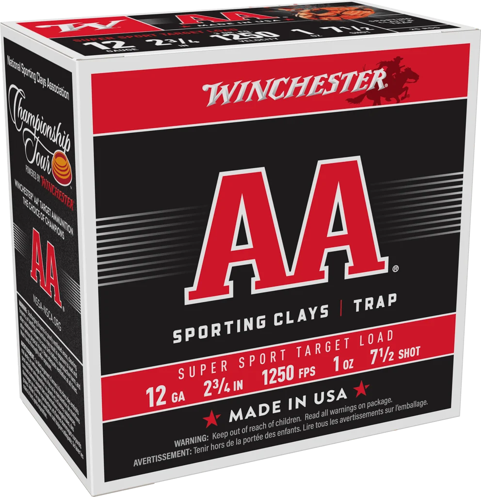 WINCHESTER AA SUPER SPORT 12G 2 3/4″ 1OZ 7.5SHT 25/250RDS