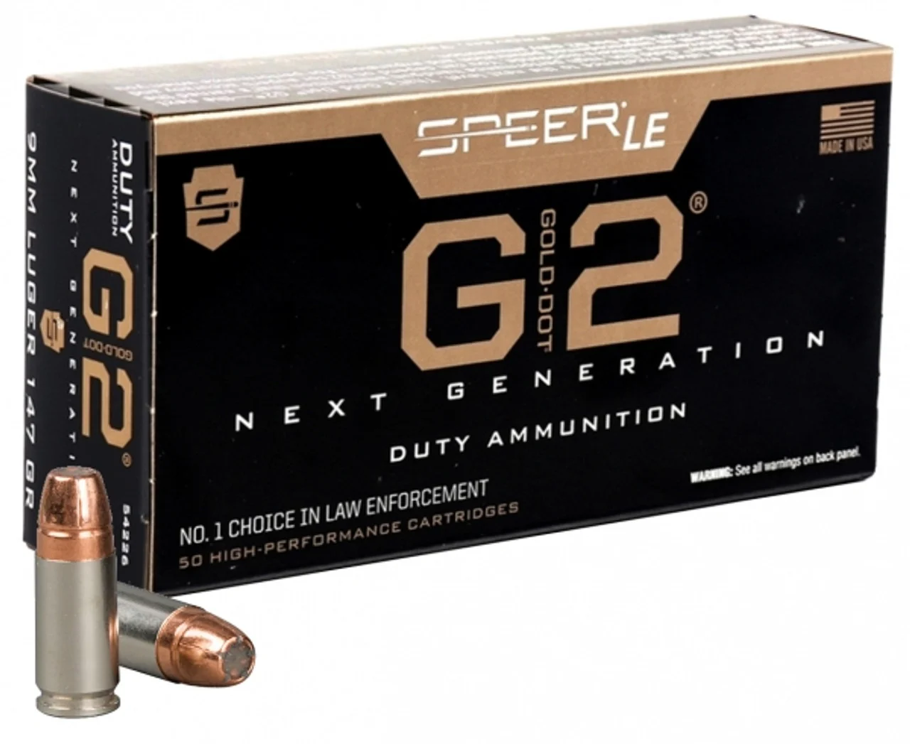 CCI/SPEER LE G2 DUTY 9MM 147GR - Speer