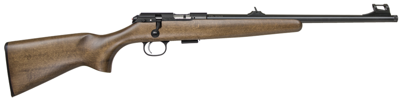 CZ 457 SCOUT .22LR 16" THREADED BBL, SINGLE SHOT ADAPTER THREADED, BEECH