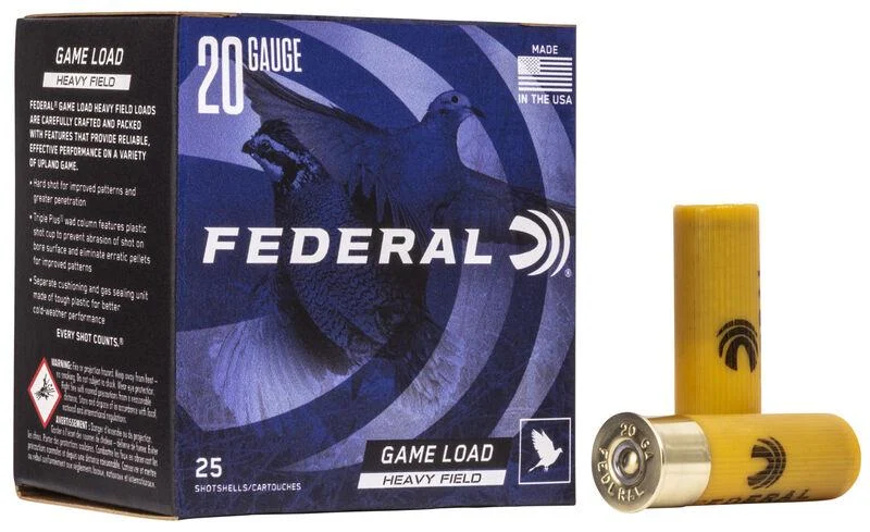 Federal Ammunition 20 Gauge – 25rd
