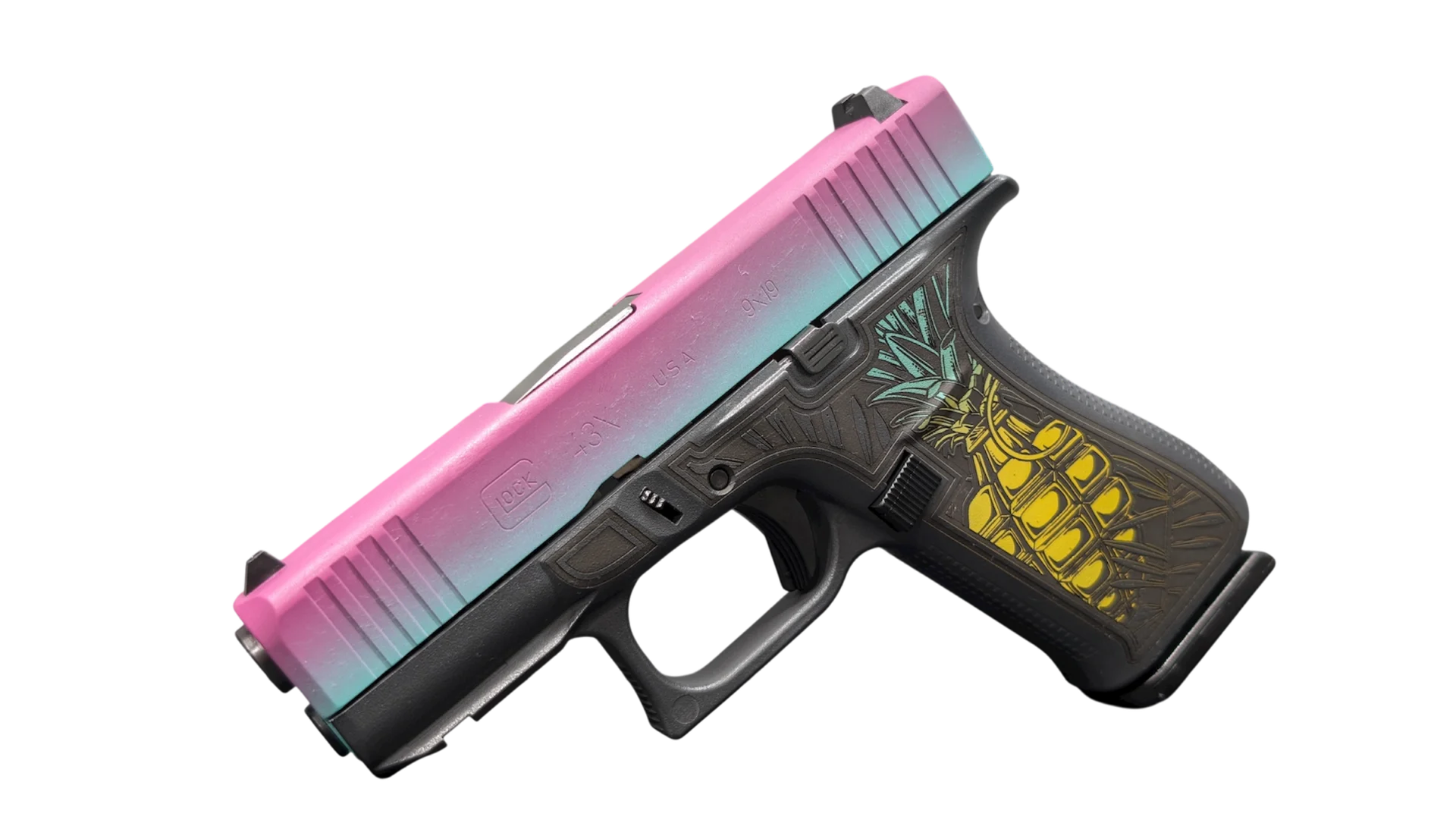 GLOCK 43X TACTICALOHA 9MM PISTOL 3.39" FXD 5.5lb 2-10RD MAGS - Glock